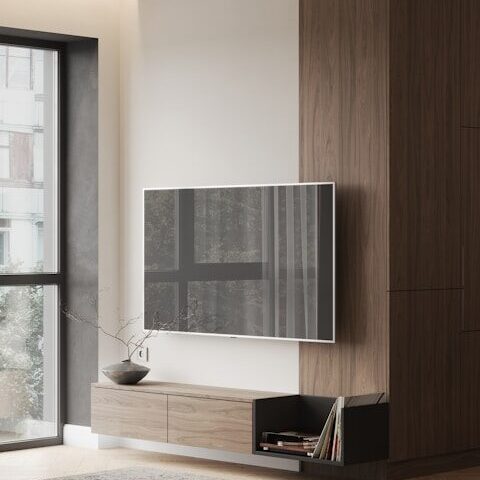 空間を広く見せる。幅100〜110センチで叶えるスタイリッシュなテレビ空間